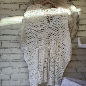 Michael Kors ivory poncho. Perfect condition!